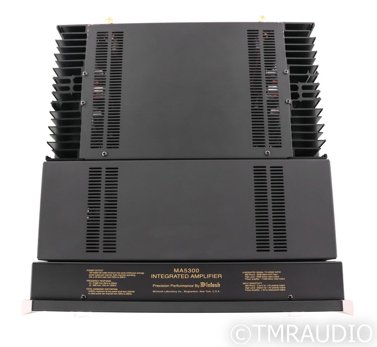 McIntosh MA5300 Stereo Integrated Amplifier; MA-5300; Remote