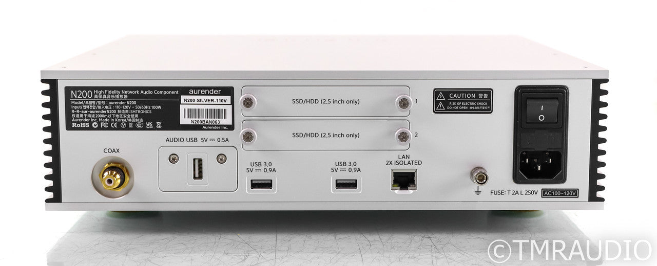 Aurender N200 Network Streamer / Server; Silver; N-200