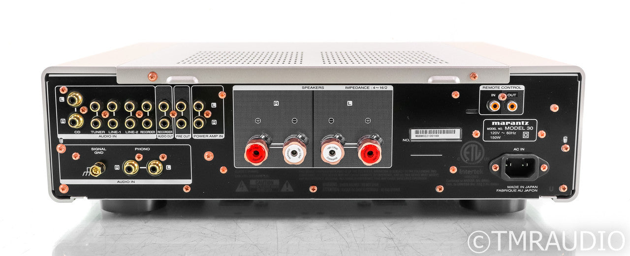 Marantz Model 30 Stereo Integrated Amplifier; Silver; Remote