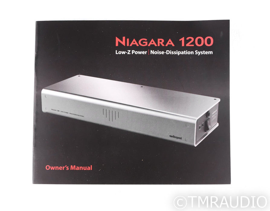 AudioQuest Niagara 1200 AC Power Line Conditioner; (Open Box)