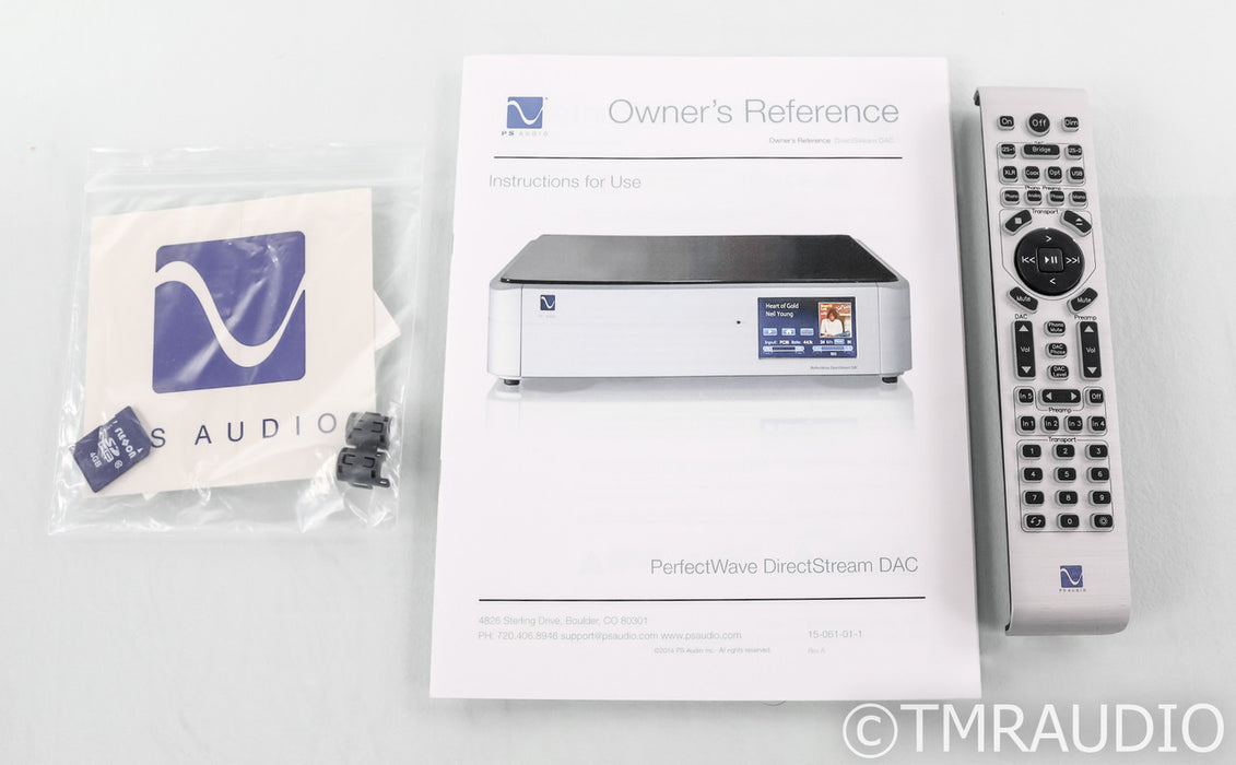 PS Audio PerfectWave DirectStream DAC; Remote; Silver (Used)