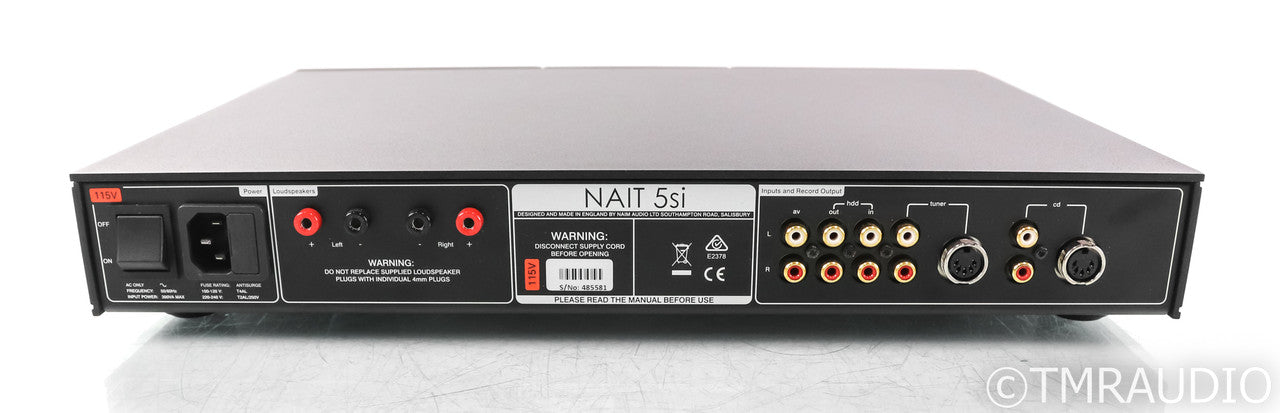 Naim Nait 5si Stereo Integrated Amplifier; 5-SI; Remote