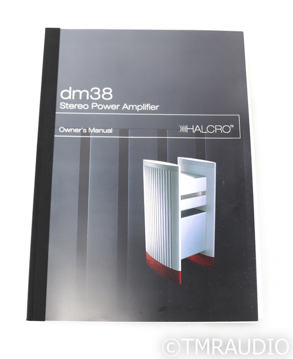 Halcro DM38 Stereo Power Amplifier; DM-38