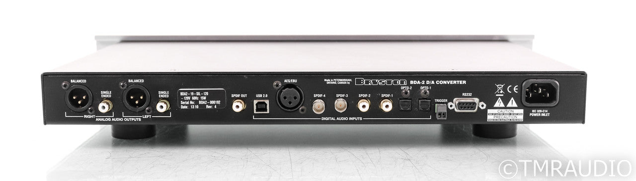 Bryston BDA-2 DAC; D/A Converter; BDA2; Silver