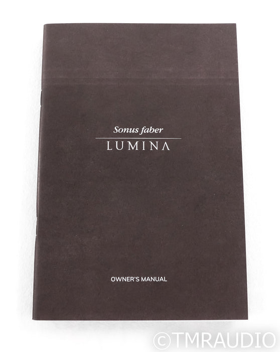 Sonus Faber Lumina II Bookshelf Speakers; Walnut Pair
