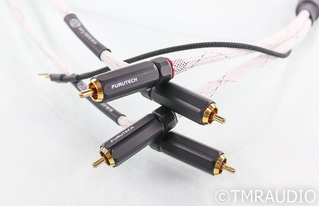 WyWires Platinum Series RCA Phono Cable; 1.5m Pair Interconnects
