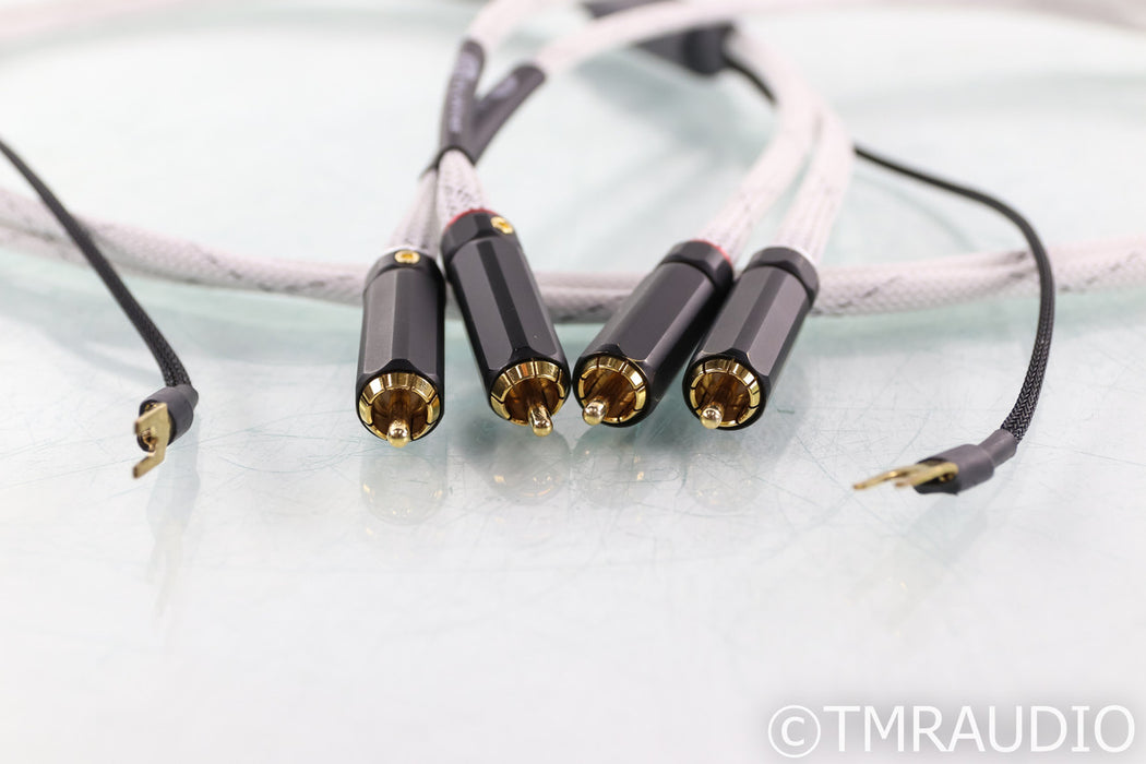 WyWires Platinum Series RCA Phono Cable; 1.5m Pair Interconnects