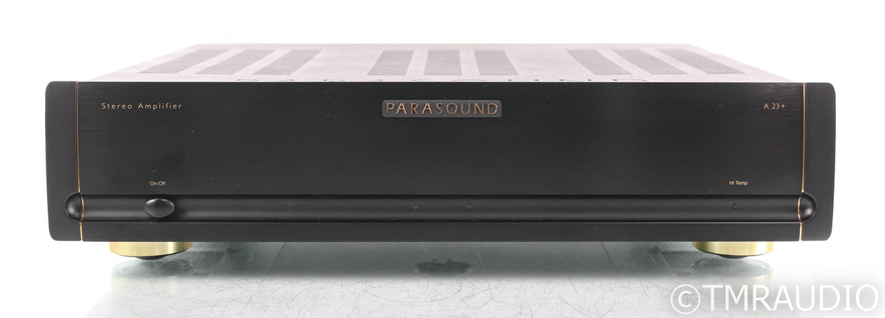 Parasound Halo A 23+ Stereo Power Amplifier; Black; A23+