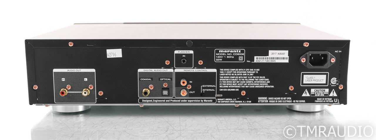 Marantz CD6006 CD Player; CD-6006; Remote