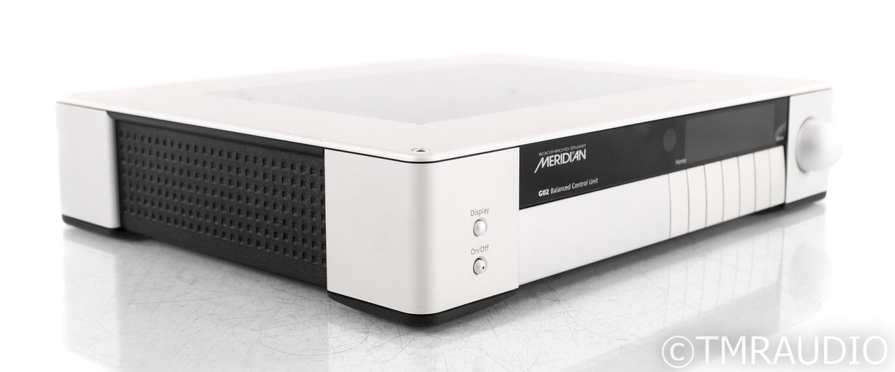 Meridian G02 Stereo Preamplifier; MM Phono; MSR2 Remote
