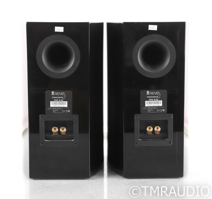 Revel Concerta2 M16 Bookshelf Speakers; M-16; Black Pair