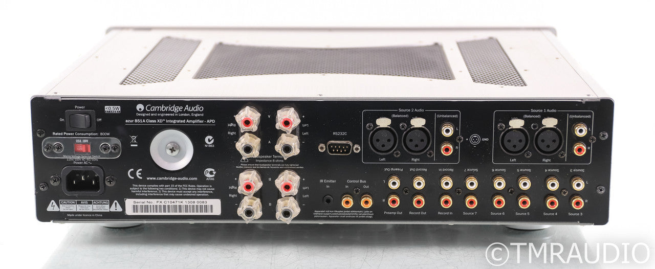 Cambridge Audio Azur 851A Stereo Integrated Amplifier; 851-A; Remote