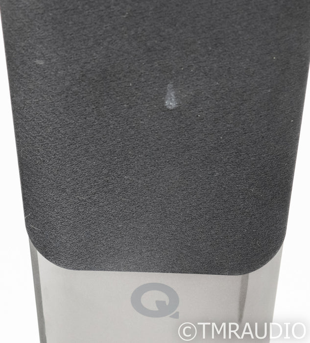 Q Acoustics Concept 500 Floorstanding Speakers; Silver and Ebony Pair