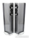 Q Acoustics Concept 500 Floorstanding Speakers; Silver and Ebony Pair