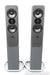 Q Acoustics Concept 500 Floorstanding Speakers; Silver and Ebony Pair