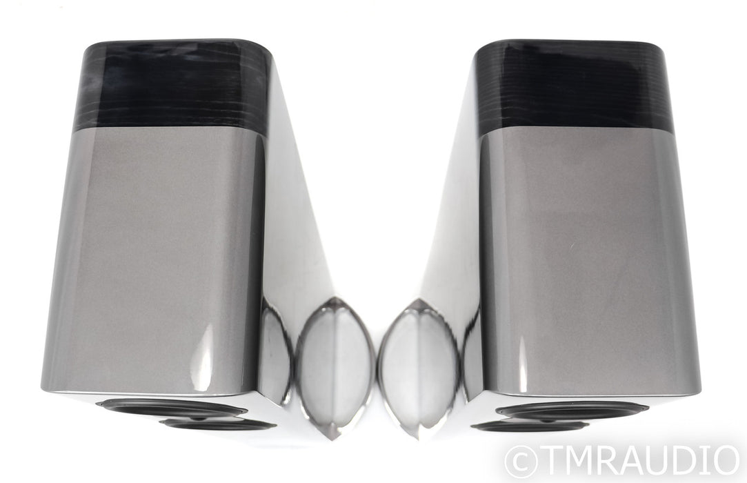 Q Acoustics Concept 500 Floorstanding Speakers; Silver and Ebony Pair