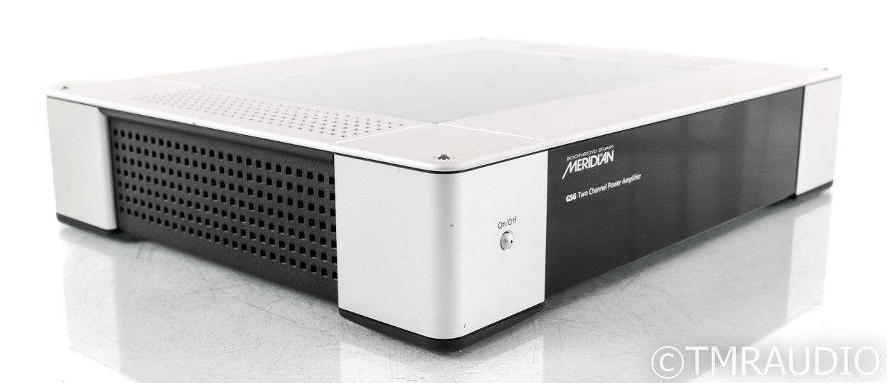 Meridian G56 Stereo Power Amplifier; G-56; Silver