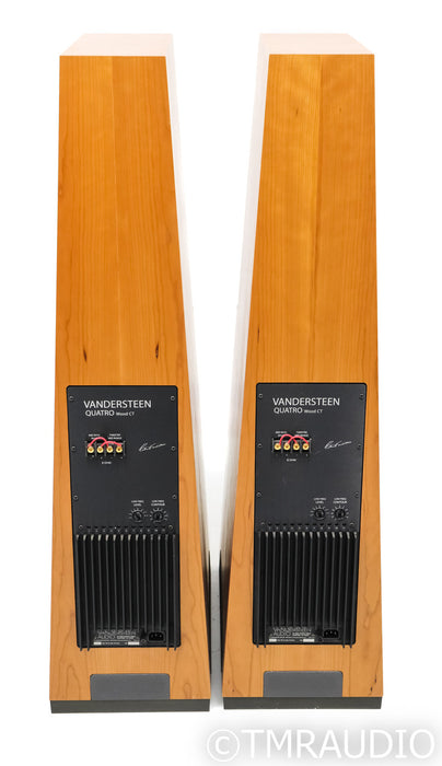 Vandersteen Quatro Wood CT Floorstanding Speakers; Cherry Pair; M5-HPB