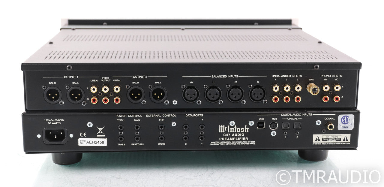 McIntosh C47 Stereo Preamplifier; Remote; MM / MC Prono; DAC; USB; C-47