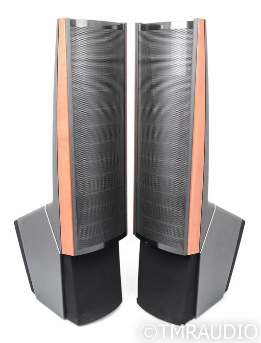 Martin Logan Prodigy Electrostatic Floorstanding Speakers; Black & Cherry Pair