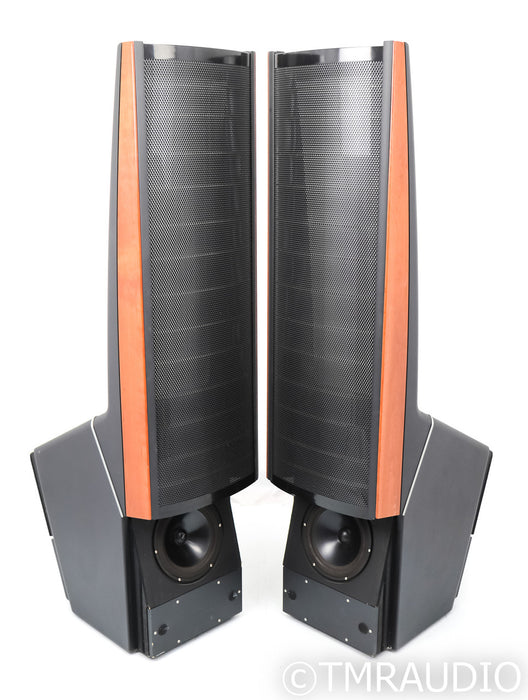 Martin Logan Prodigy Electrostatic Floorstanding Speakers; Black & Cherry Pair