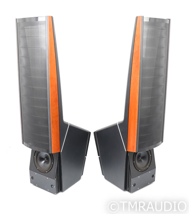 Martin Logan Prodigy Electrostatic Floorstanding Speakers; Black & Cherry Pair