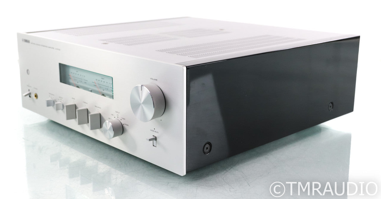 Yamaha A-S1100 Stereo Integrated Amplifier; Silver; Remote; Refurbished