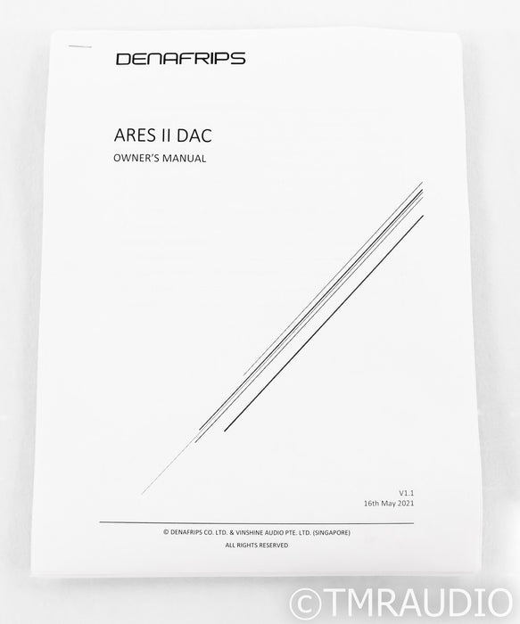 Denafrips Ares II DAC; D/A Converter; Black