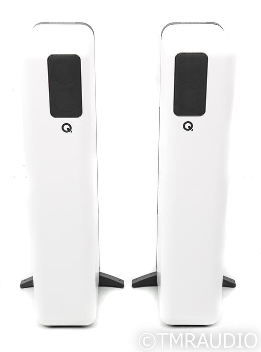 Q Acoustics Active 400 Floorstanding Wireless Speaker System; White Pair; Q Hub