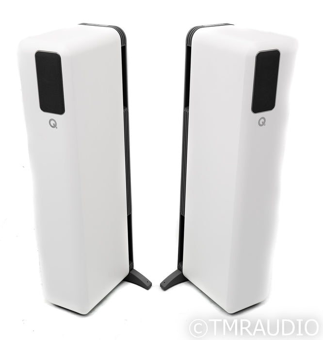 Q Acoustics Active 400 Floorstanding Wireless Speaker System; White Pair; Q Hub