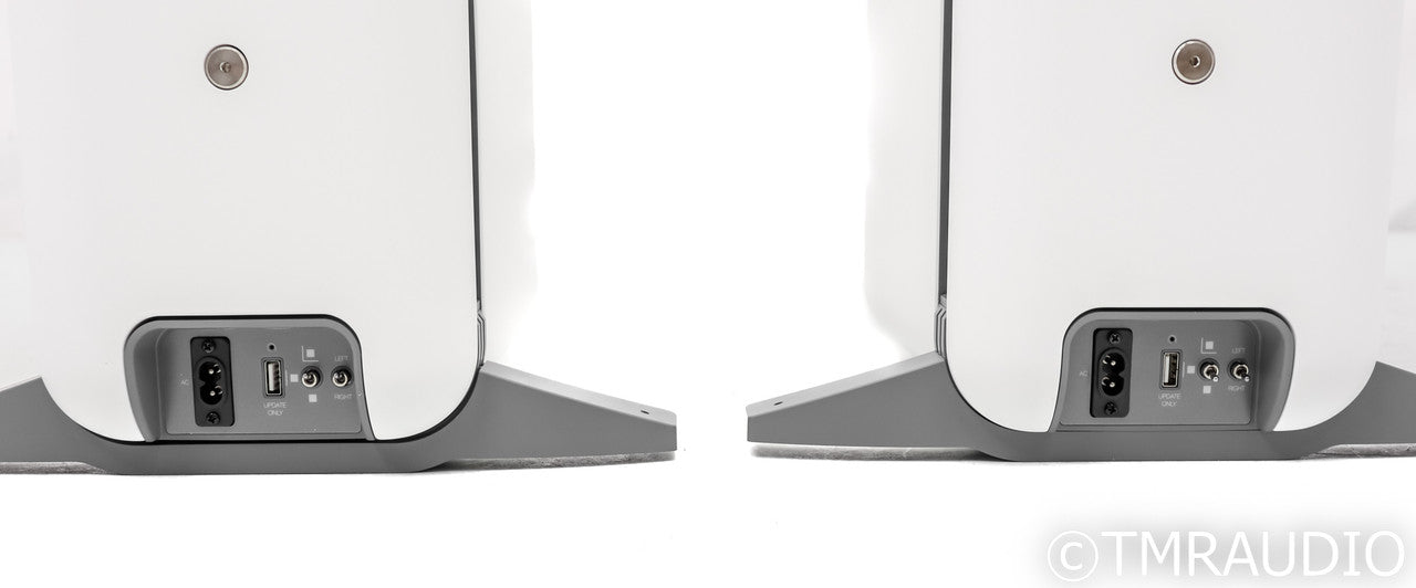 Q Acoustics Active 400 Floorstanding Wireless Speaker System; White Pair; Q Hub
