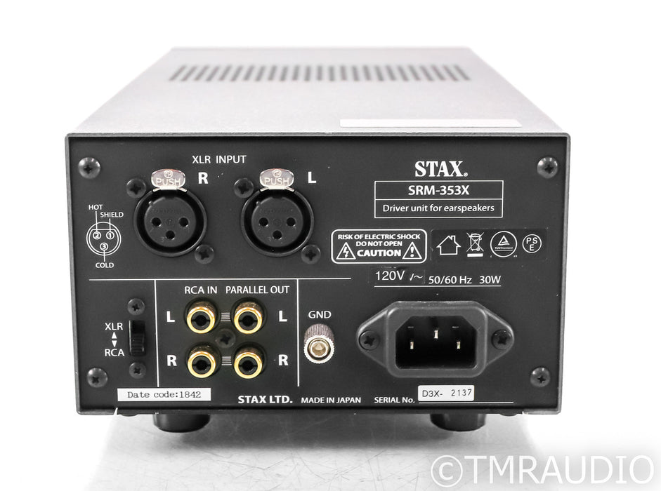 Stax SRM-353x Electrostatic Headphone Amplifier; SRM353x; Pro Driver Unit