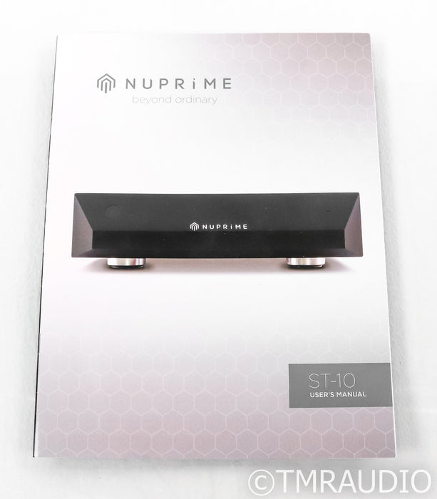 NuPrime ST-10 Stereo Power Amplifier; ST10; Black