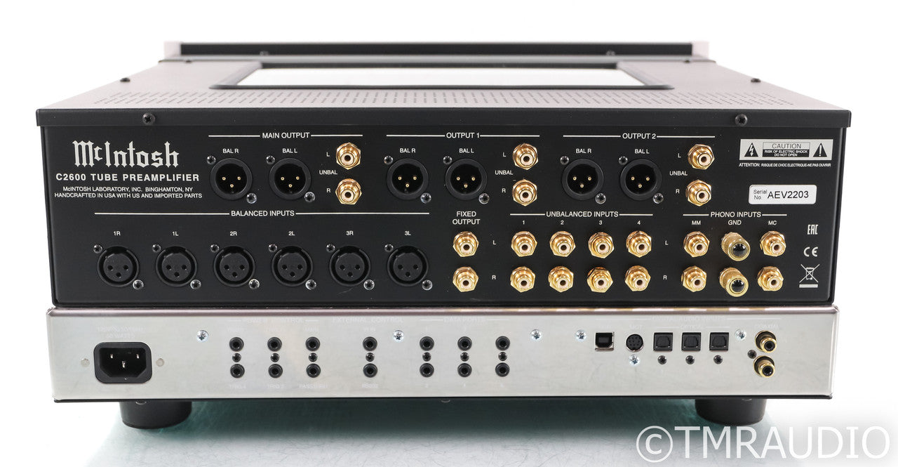 McIntosh C2600 Stereo Tube Preamplifier; C-2600; USB; Remote