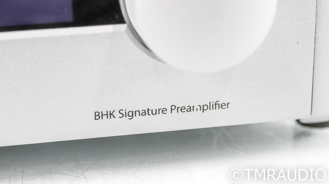 PS Audio BHK Signature Stereo Tube Hybrid Preamplifier; Silver; Remote (Used)
