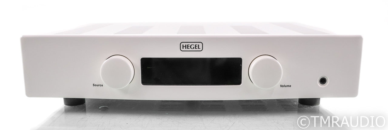 Hegel Rost Streaming Integrated Amplifier; White; Remote