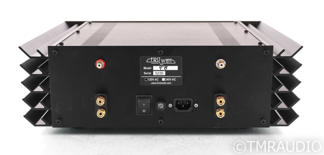 FirstWatt F8 Stereo Power Amplifier; Nelson PAss