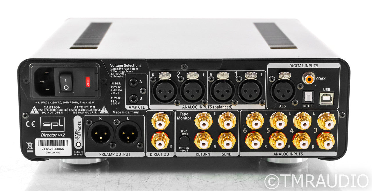 SPL Director MKII DSD DAC / Preamplifier; Silver; D/A Converter; MK2