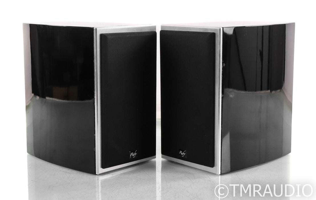 Evoke Ruby Bookshelf Speakers; Black Pair