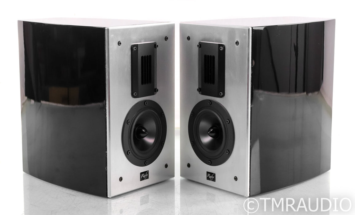 Evoke Ruby Bookshelf Speakers; Black Pair
