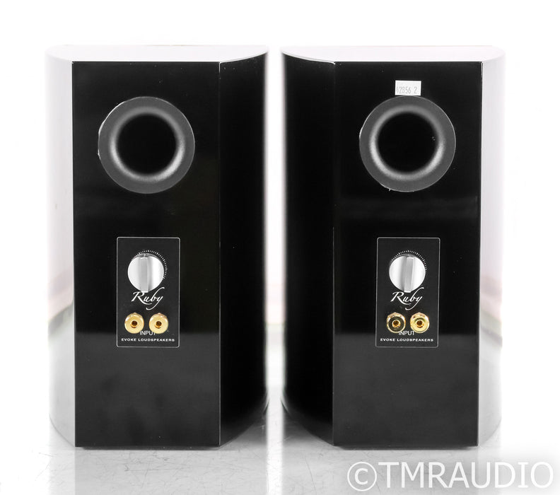 Evoke Ruby Bookshelf Speakers; Black Pair