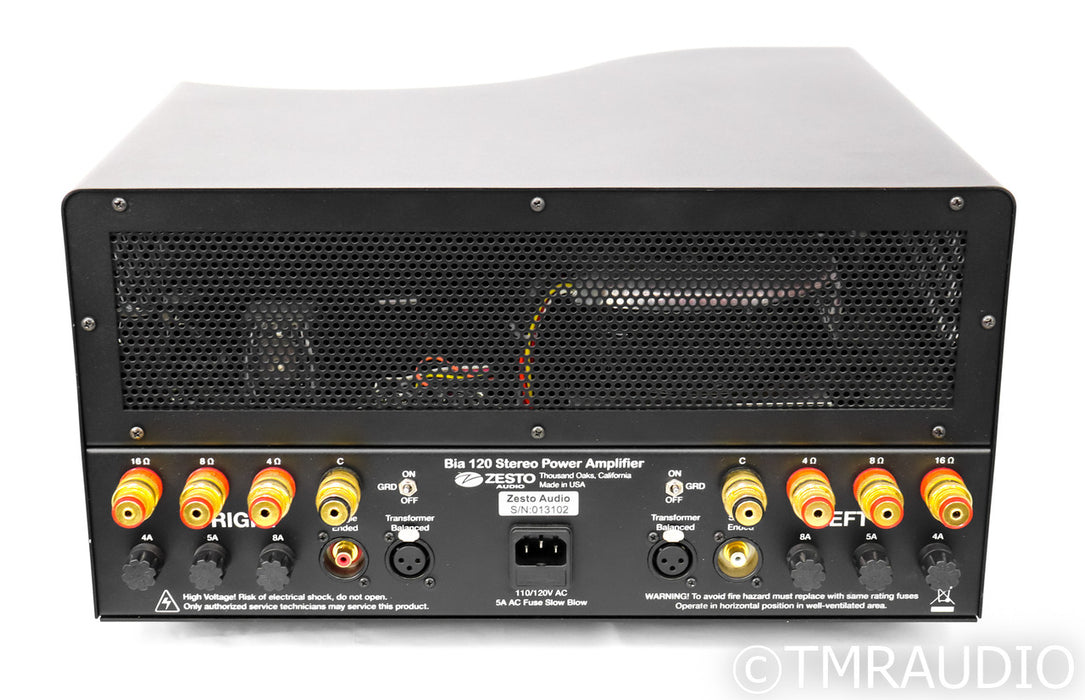 Zesto Bia 120 Stereo Tube Power Amplifier