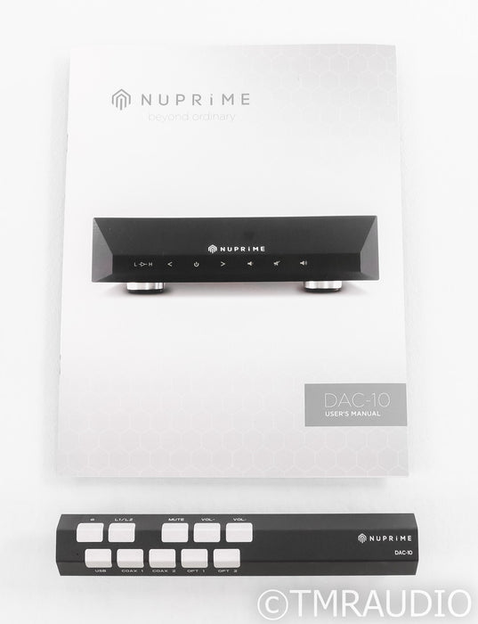 Nuprime DAC-10 D/A Converter; DAC10; USB; Remote