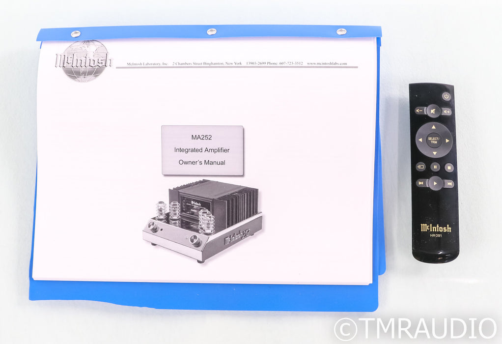 McIntosh MA252 Stereo Integrated Amplifier; Remote; MM Phono