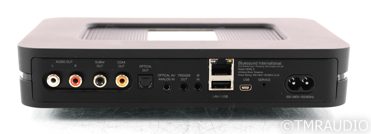 Bluesound Node 2i Wireless Network Streamer; 2-i; Bluetooth; Black