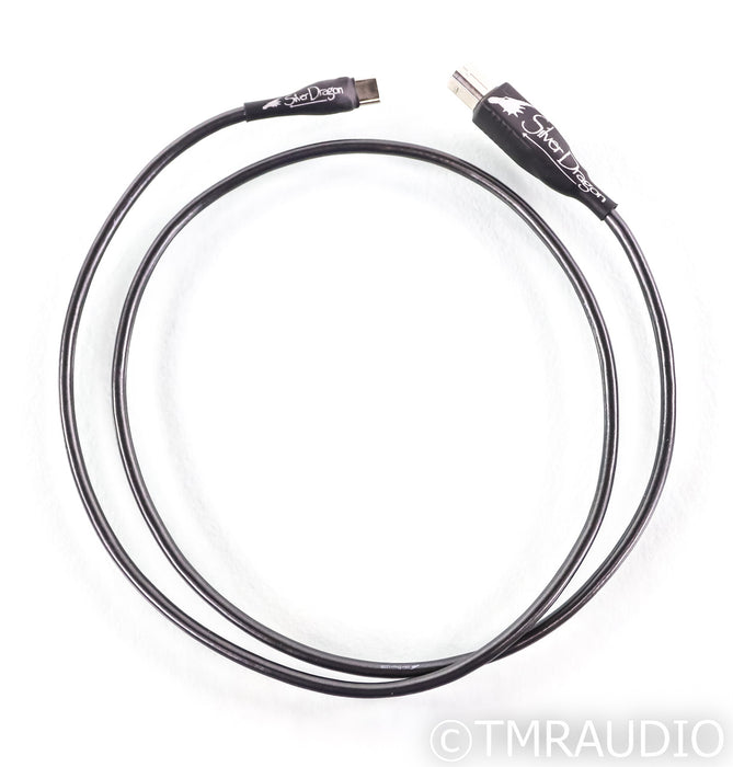 Moon Audio Silver Dragon USB-C Cable; 3ft Digital Interconnect