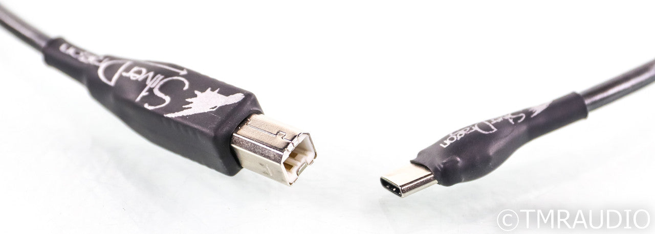 Moon Audio Silver Dragon USB-C Cable; 3ft Digital Interconnect