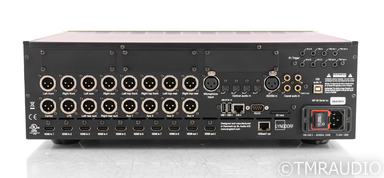 Lyngdorf MP60 16 Channel Home Theater Processor; MP-60; Remote