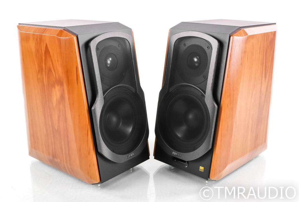 Edifier S1000MKII Powered Bookshelf Speakers; S-1000 Mk2; Brown Pair