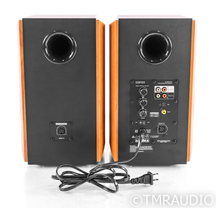 Edifier S1000MKII Powered Bookshelf Speakers; S-1000 Mk2; Brown Pair